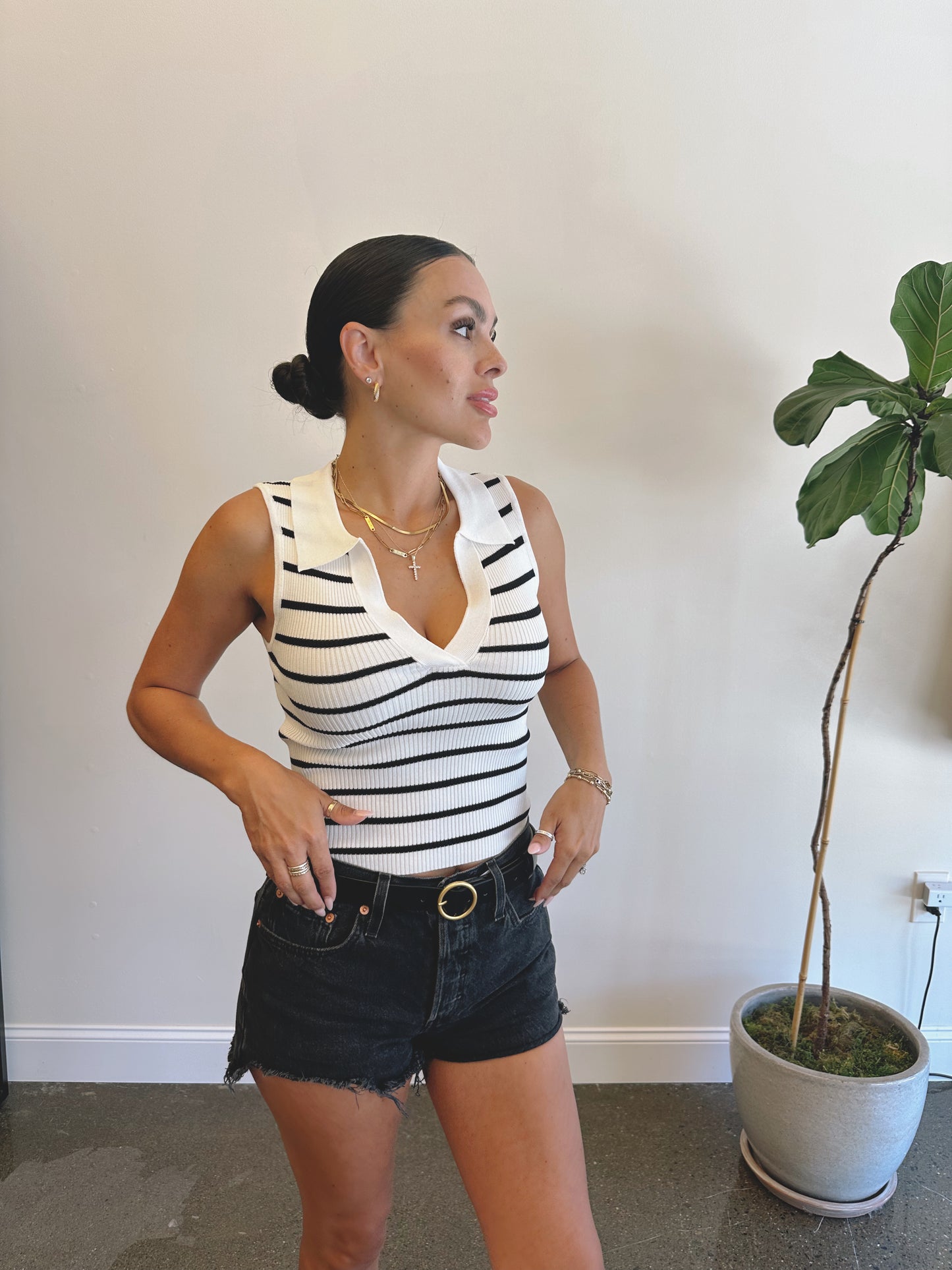 Krista Strips top