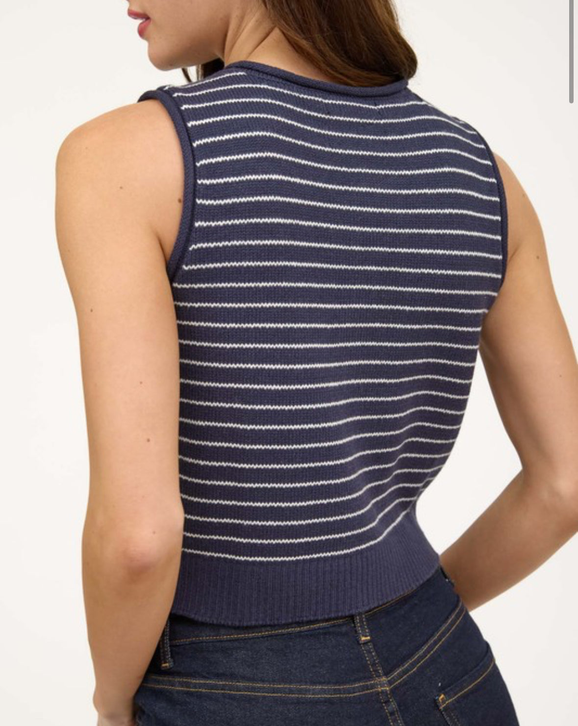 Tina Navy Vest