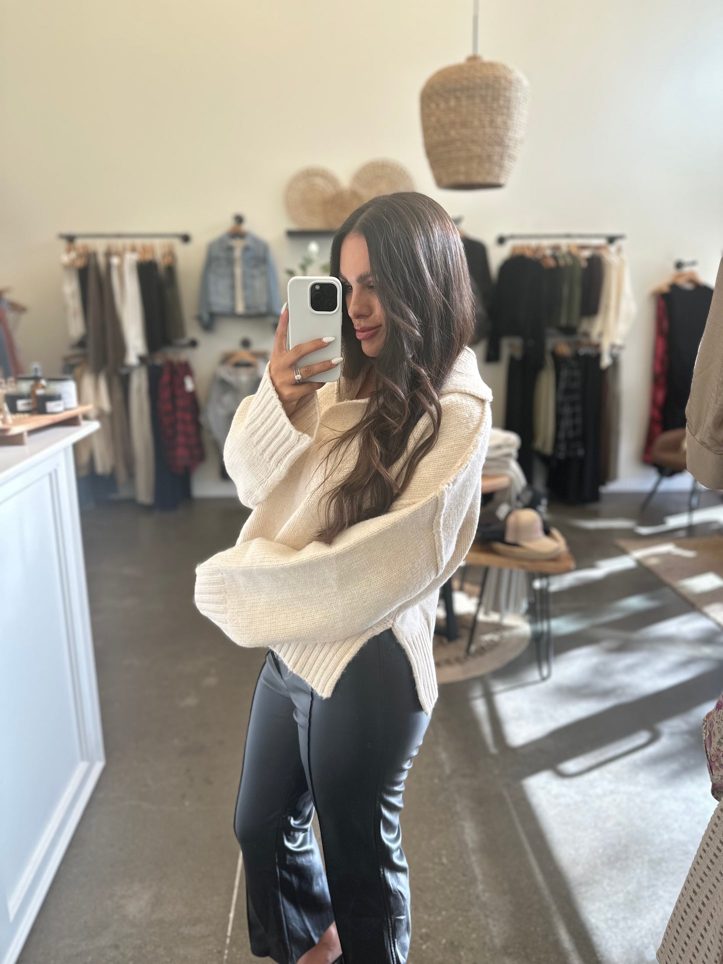 Dana Cream Sweater