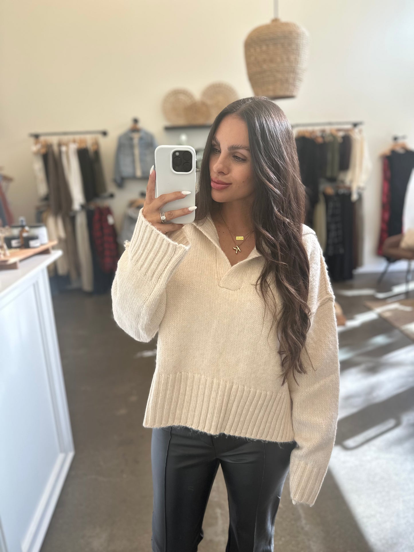 Dana Cream Sweater