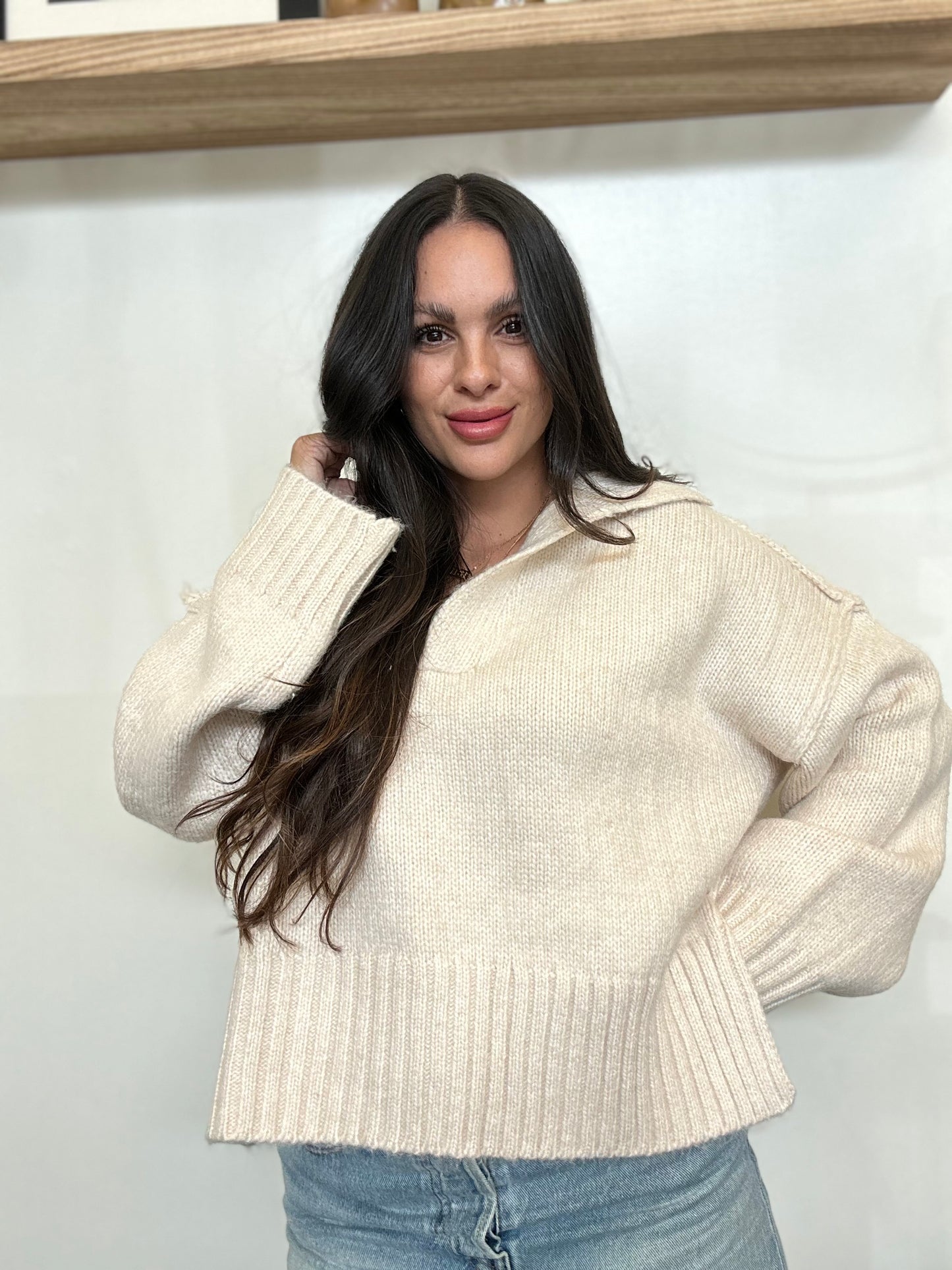 Dana Cream Sweater