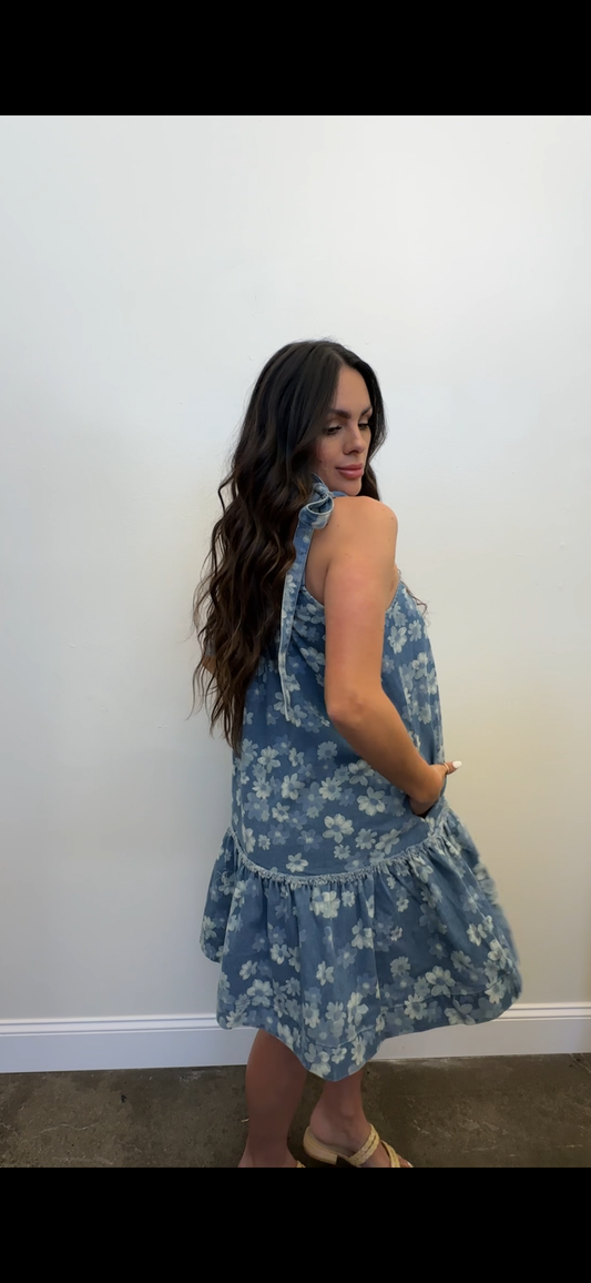 The Demi Denim dress