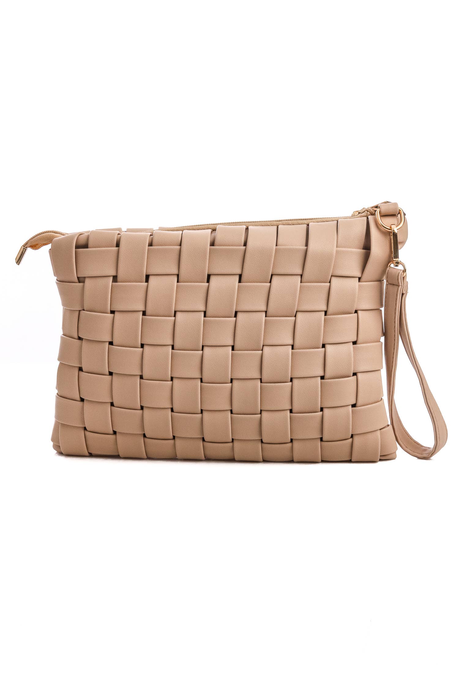 Faux Leather Basket Weave Bag Liv Lex Boutique