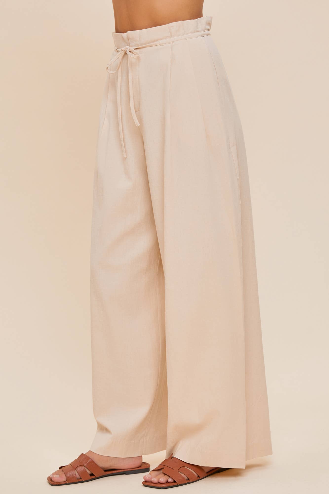 THE DONNA PAPERBAG WIDE LEG