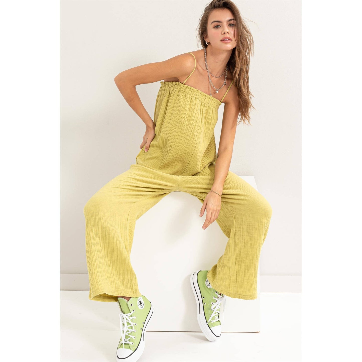 Dina Double Gauze Jumpsuit